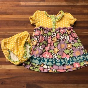 Matilda Jane dress and diaper cover